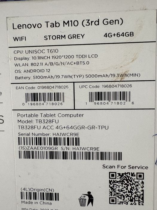 Tableta LENOVO +husa+ folie