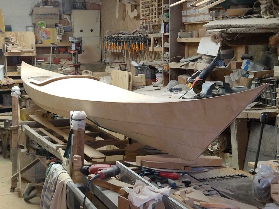 туристически каяк ръчна изработка - коледно намаление!