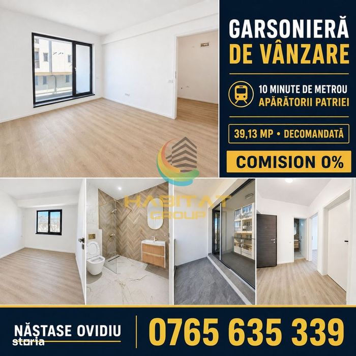 Garsonieră 10 Minute de Metrou Apărătorii Patriei Comision 0% — fotografia 1