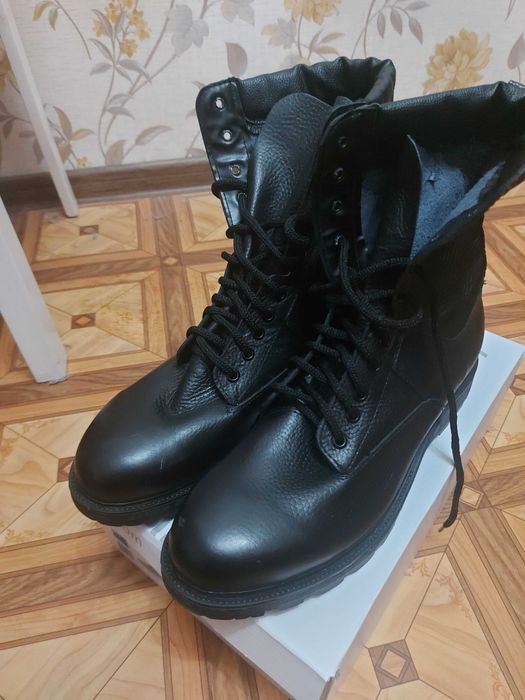 Берцы черные летние