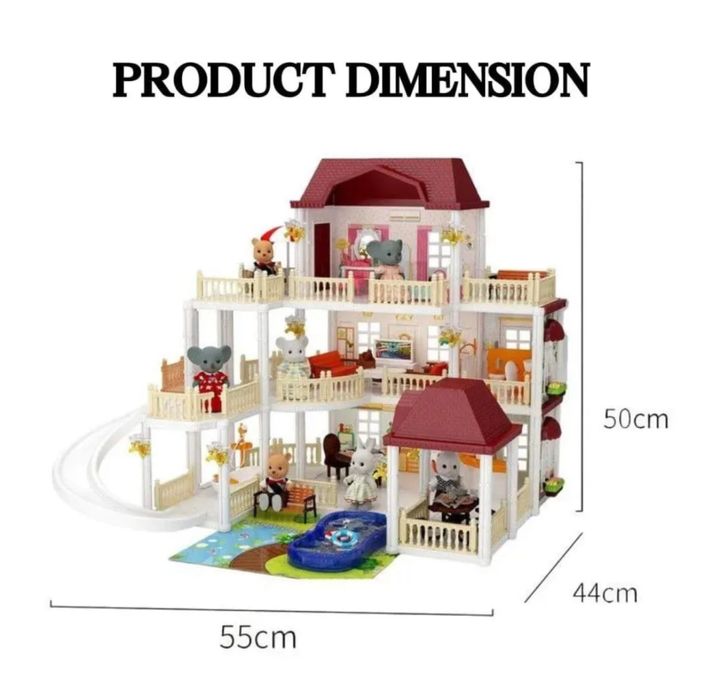 Кукольный домик подарок для девочки