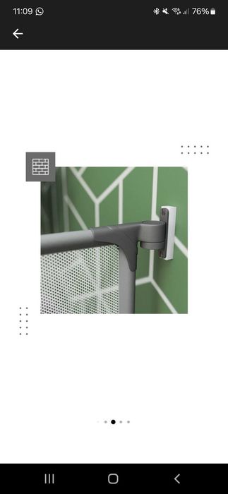 Spatiu de joaca Tulano Cozy 70, 6 piese, Gri deschis/Alb