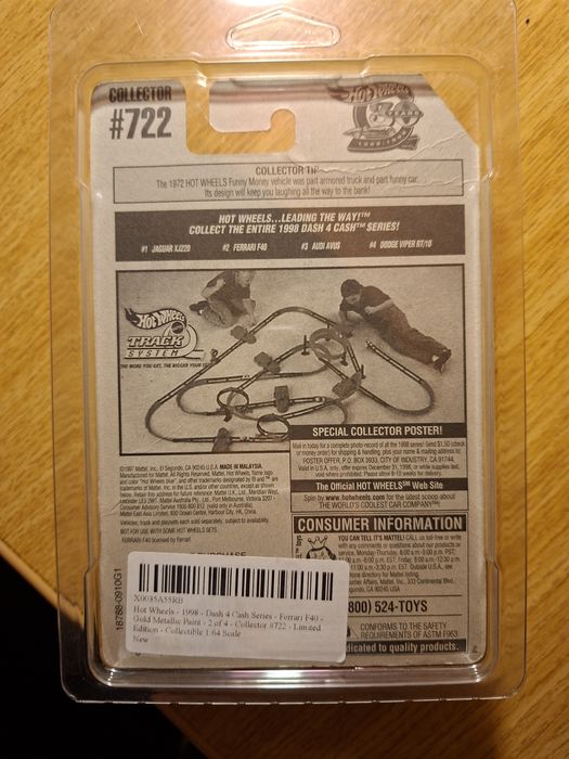 Ferrari F40 Hot Wheels 1998