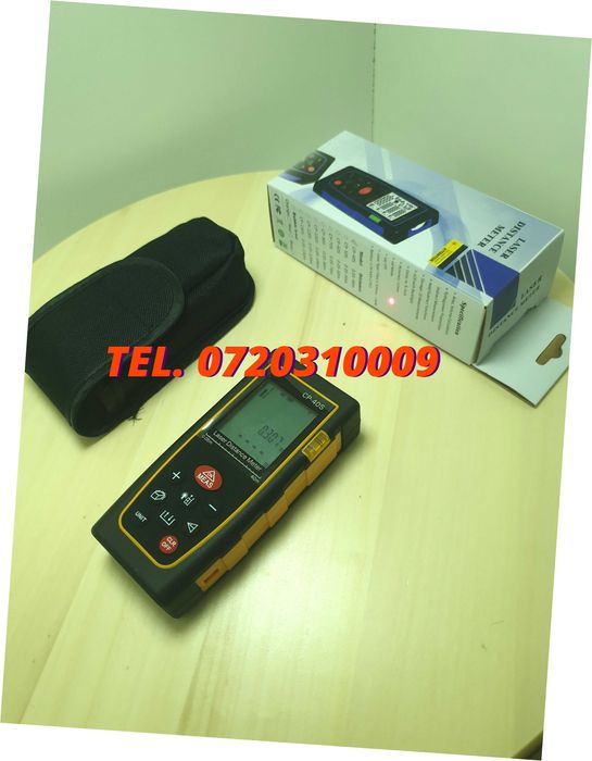 Telemetru Laser 40m Digital Portabil Husa Gratuit