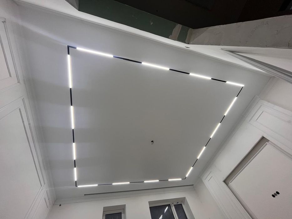 Услуга натяжные потолкй