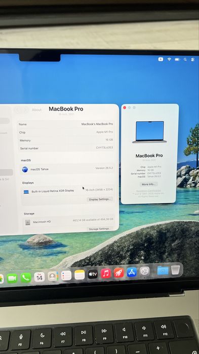 MacBook M1 Pro 16’ 16Gb 512Gb 90%