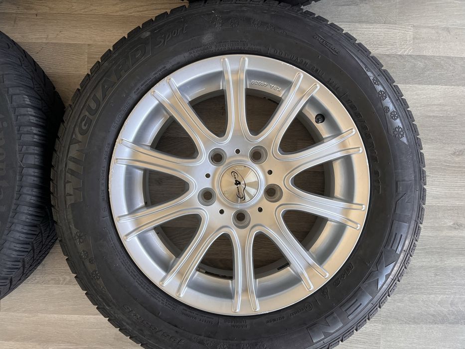 Джанти 15 цола 5х114,3 за Киа, Хюндай, Мазда със зимни гуми 195/65/15