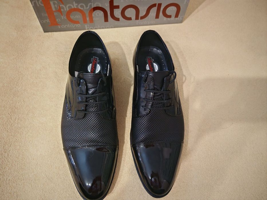 Официални мъжки обувки от естествена кожа