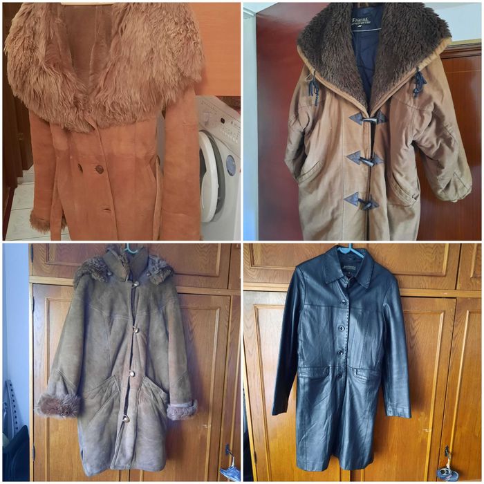 Cojoc dama, haina blana