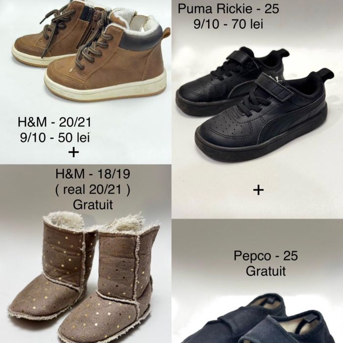 Tenisi / papuci copii diverse modele si marimi