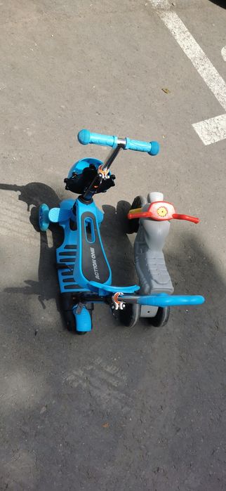 Trotineta action one 5 în 1 și tricicleta fără pedale