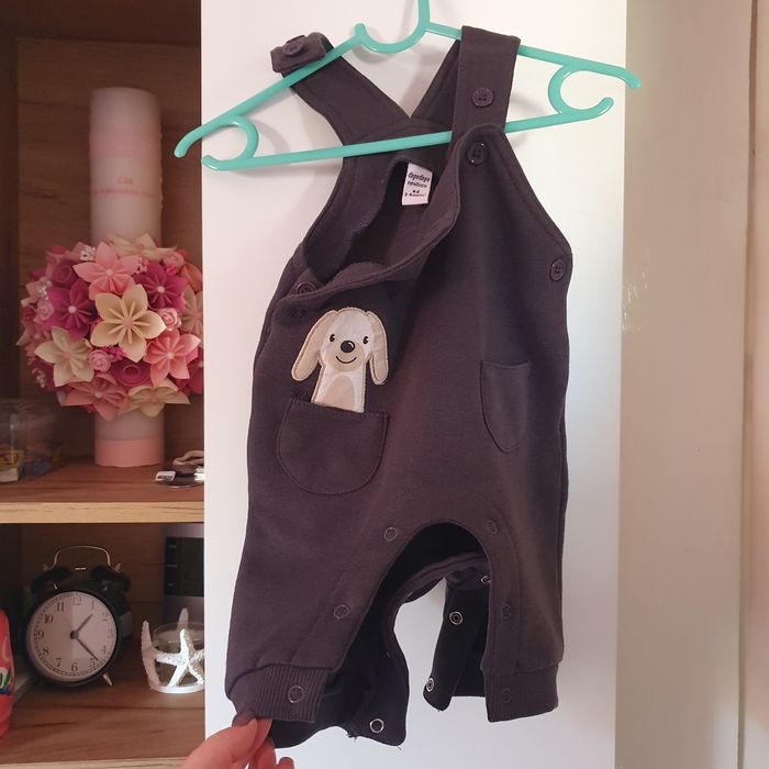 Salopetă nouă bebeluși vătuită 62