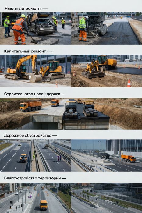 Профессиональное асфальтирование и благоустройство