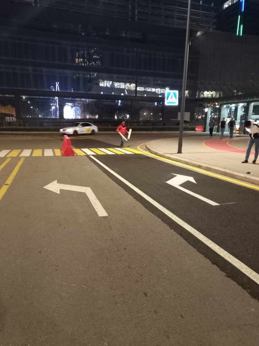 Асфальт. Асфальтирование в Ташкенте. Нанесение дорожной разметки