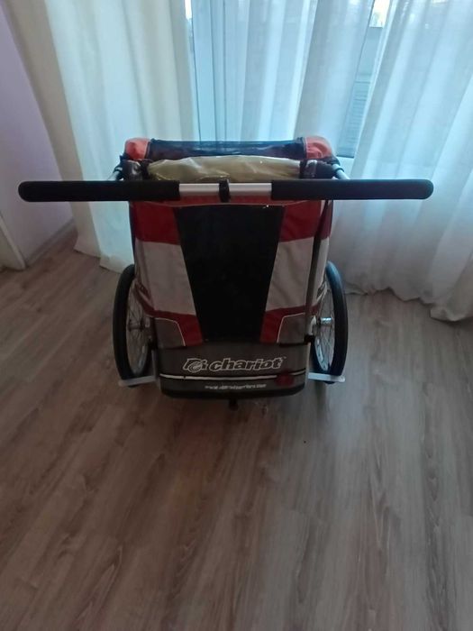 Двойна количка/ рикша за велосипед