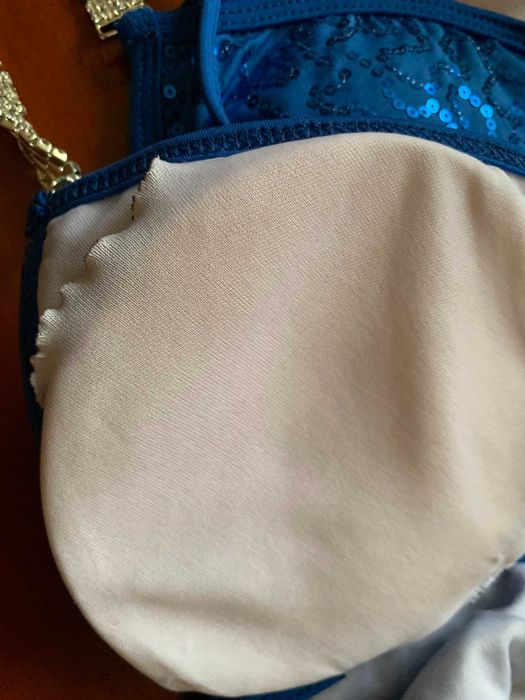 Луксозен бански с паети и камъни.