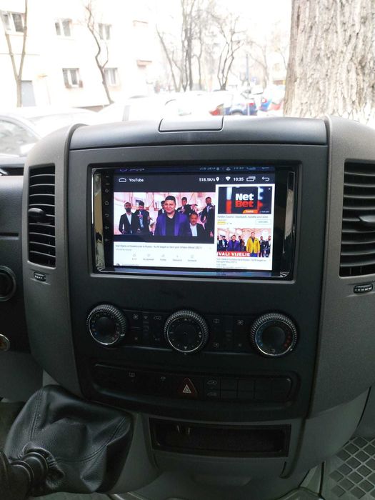 Navigatie Android Mercedes Sprinter Crafter Waze Youtube BT