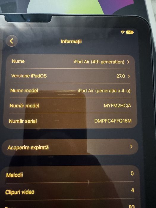 Apple Ipad air 4 64gb