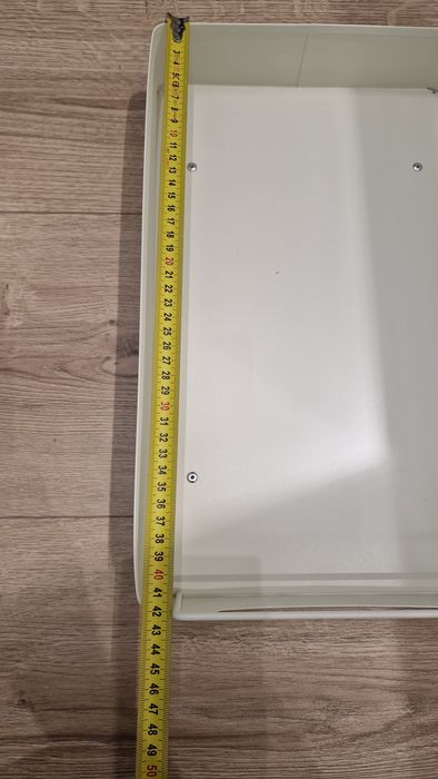 Organizator de dulap retractabil, fier, 42x25.5x7cm,