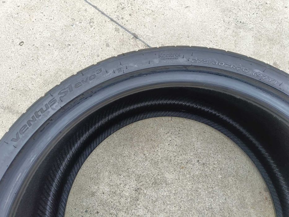 Doua anvelope vara 275 30 20 hankook S1 evo3 profil 6,5 mm dot 2023