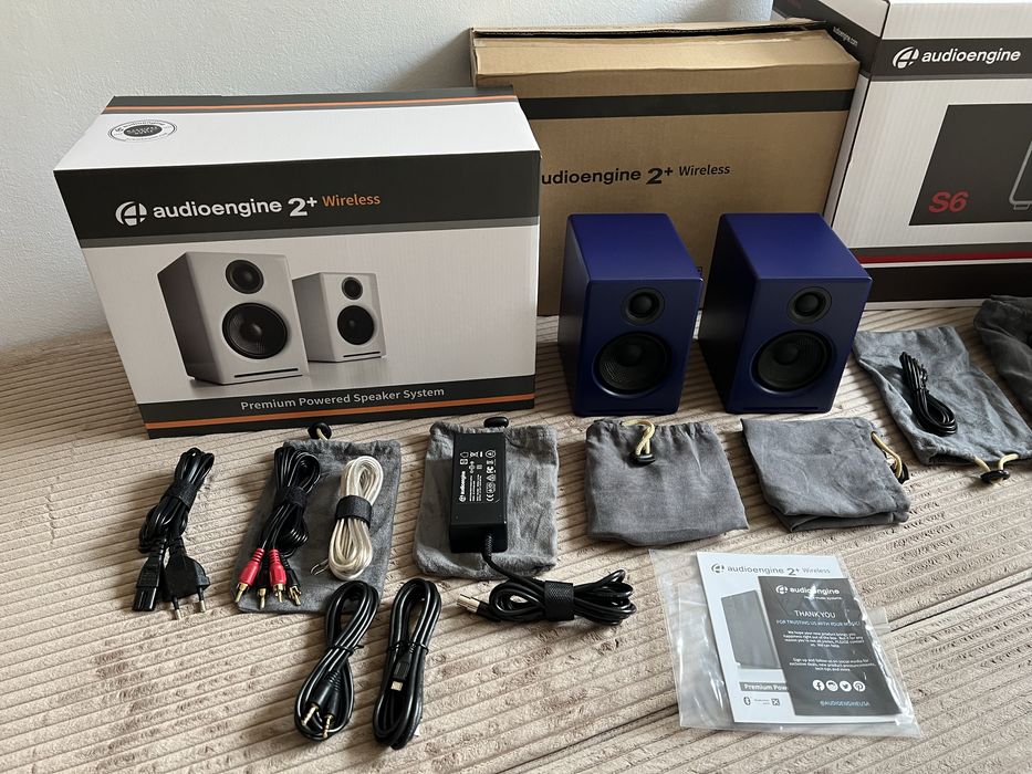Boxe active Audioengine A2+ si Subwoofer Audioengine S6