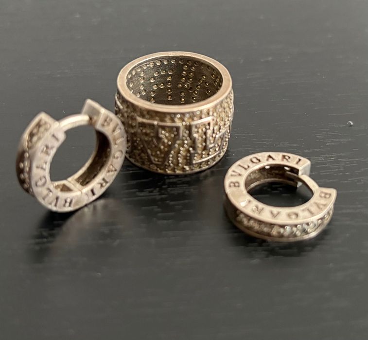 Комплект обеци и пръстен