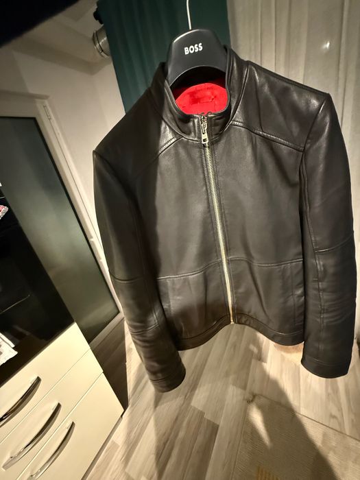 Geaca piele Hugo Boss