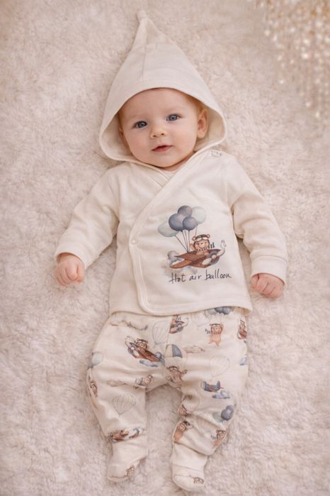 Бебешки комплект с меченце – 100% памук