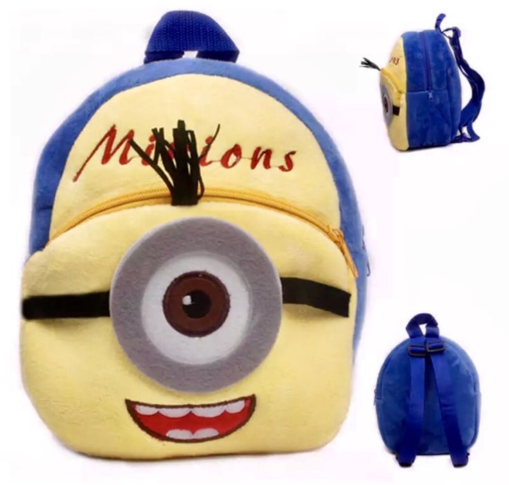 Детска фигурална раница Мечо пух минион спайдър мен spiderman superman