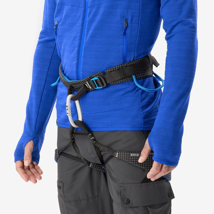 Pulover tehnic cu glugă din lână merinos - produs resigilat Decathlon