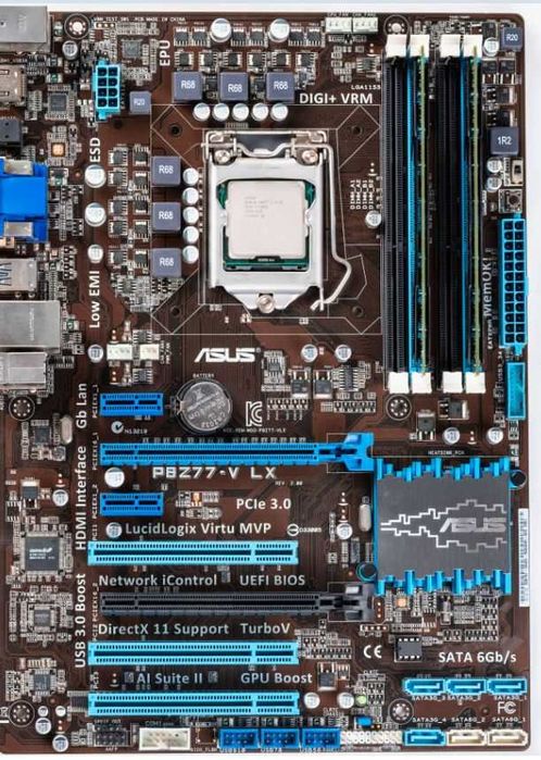 ASUS Z77 / i5-3470 / 16GB HyperX / Кейс Huntkey