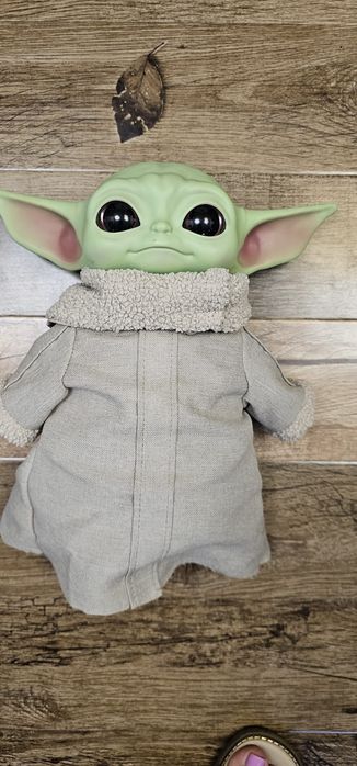 Jucărie Pluș Baby Yoda / Grogu Star Wars Mattel 28 cm - Originală