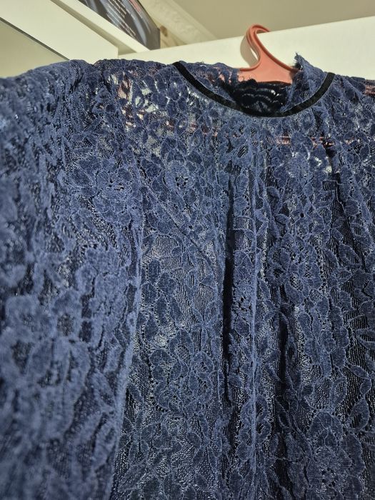 Платье тёмно-синего цвета 5000тнг