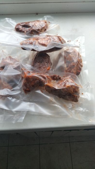 Курдюк соленый со специями