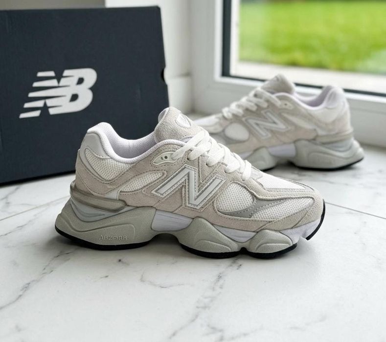 Adidasi New Balance 9060 Alb Premium