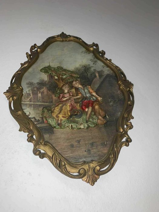 Set tablou cu tenta galanta rococo