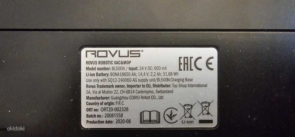 Robot de aspirare cu telecomanda, cu programare pe zile / ore