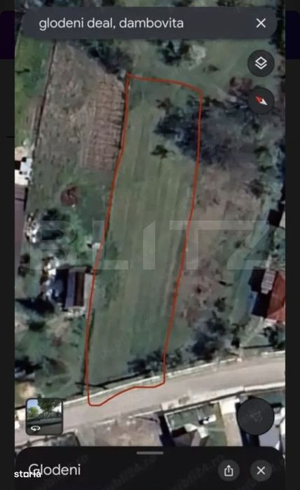 Teren de vanzare, 1523 mp, zona Glodeni
