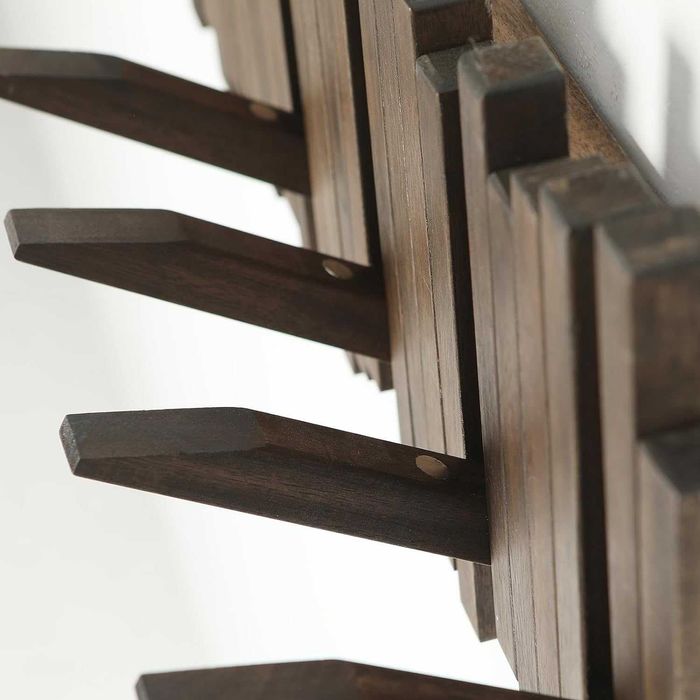 Cuier lemn masiv, minimalist, modern, 50cmx18cmx4cm