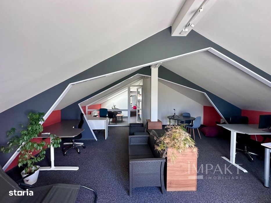 Spatiu office modern cu terase si parcari | 250 mp