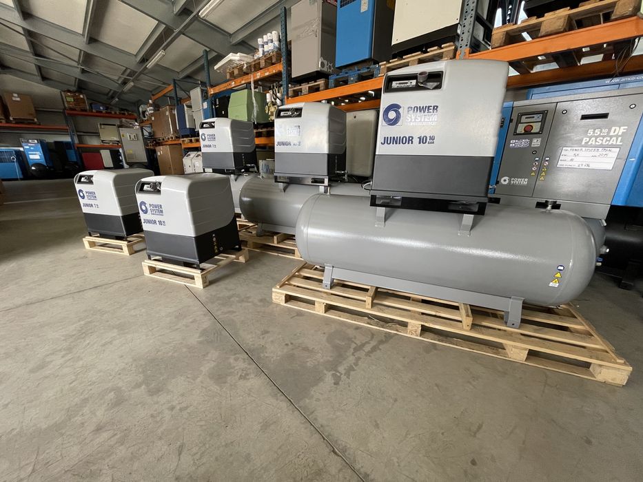 Compresor NOU cu surub - Power System Junior 7,5kw - 10bar