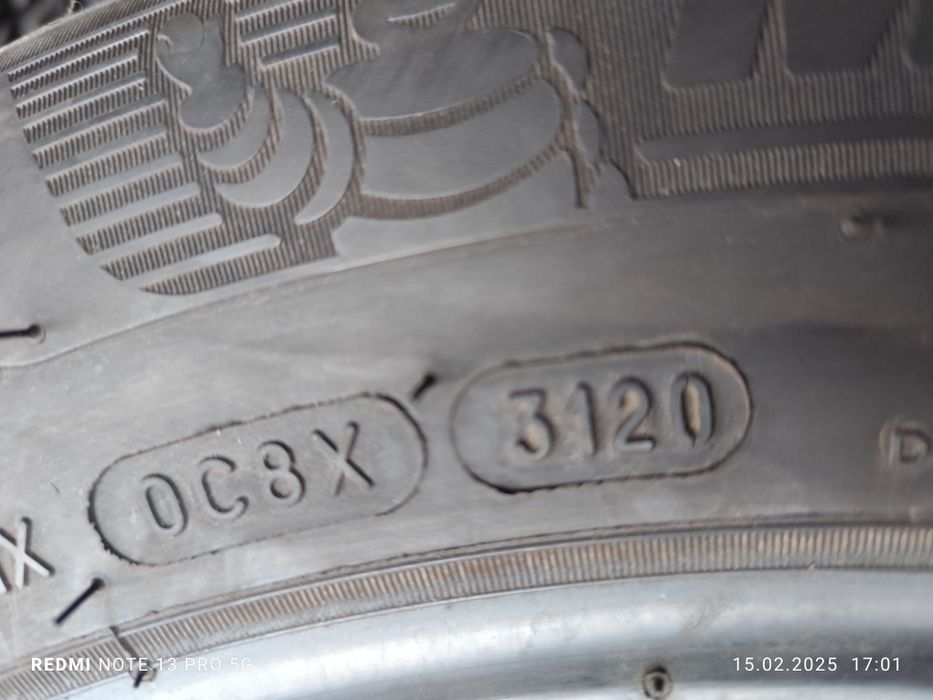 2 anvelope de iarna Michelin alpin 6 185-65-15 profil 8 mm ca noi