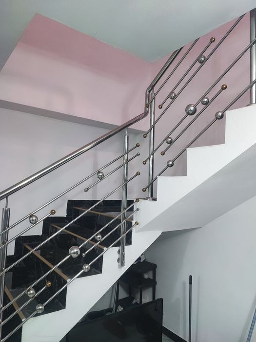 Balustrada inxo si fier