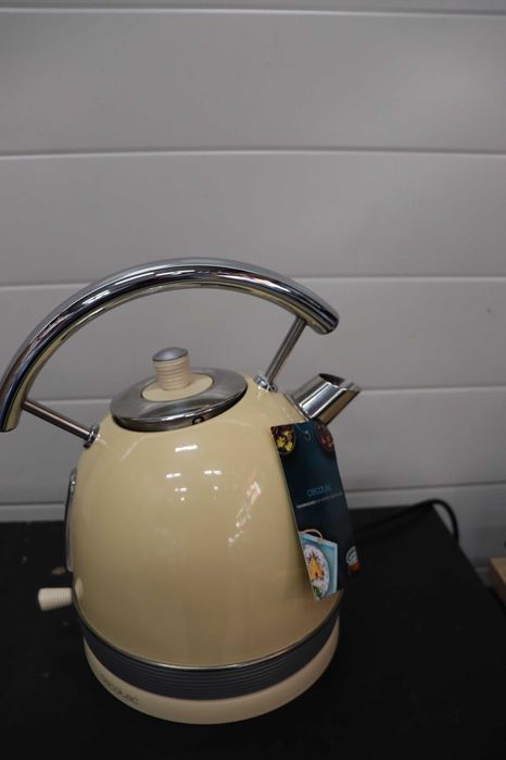 Електрическа кана CECOTEC ThermoSense 420 Vintage light YELLOW, чайник