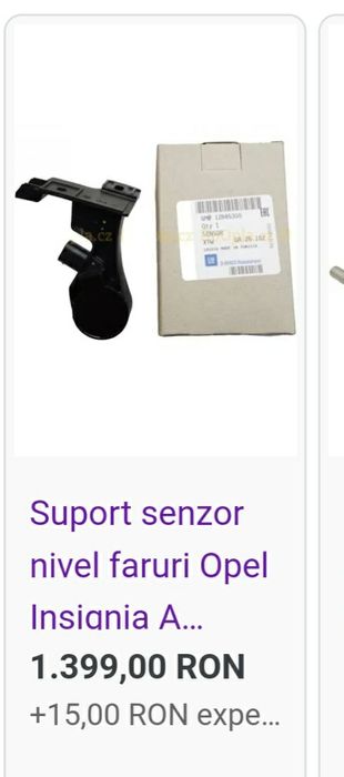 Vând senzor punte fata reglaj faruri opel i0nsignia,afllamp,cod1284530