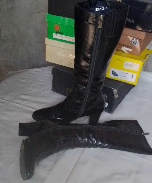 Сапоги и полусапоги натуральные разные