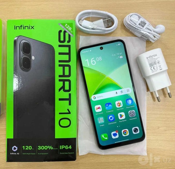 Infinix Smart 10 4/64 ГБ (Новый, запечатан)