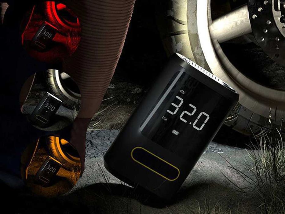 Електрическа помпа за гуми Verk Group 150 PSI / 10 Bar с LCD дисплей