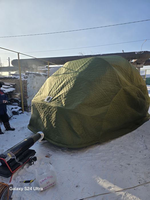 Гараж ракушка переносной