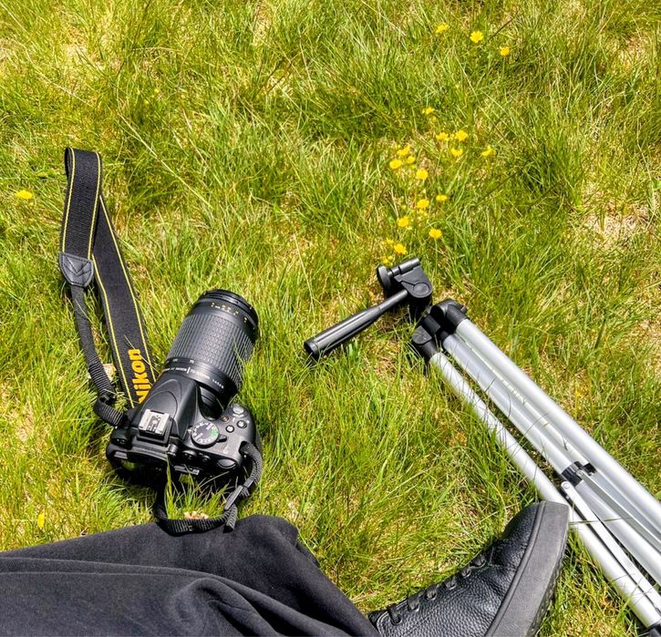 Pachet Foto Complet DSLR Nikon (D5100 + D80) | 2 Obiective (18-55mm & 70-300mm) | Doar 1000/3000 Cadre | Trepied & Accesorii